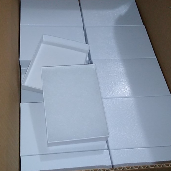 White Swirl Jewelry - Jewelry Boxes